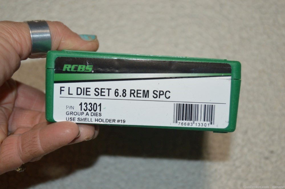 New RCBS 6.8 Remington SPC Full Length Die Set-img-1