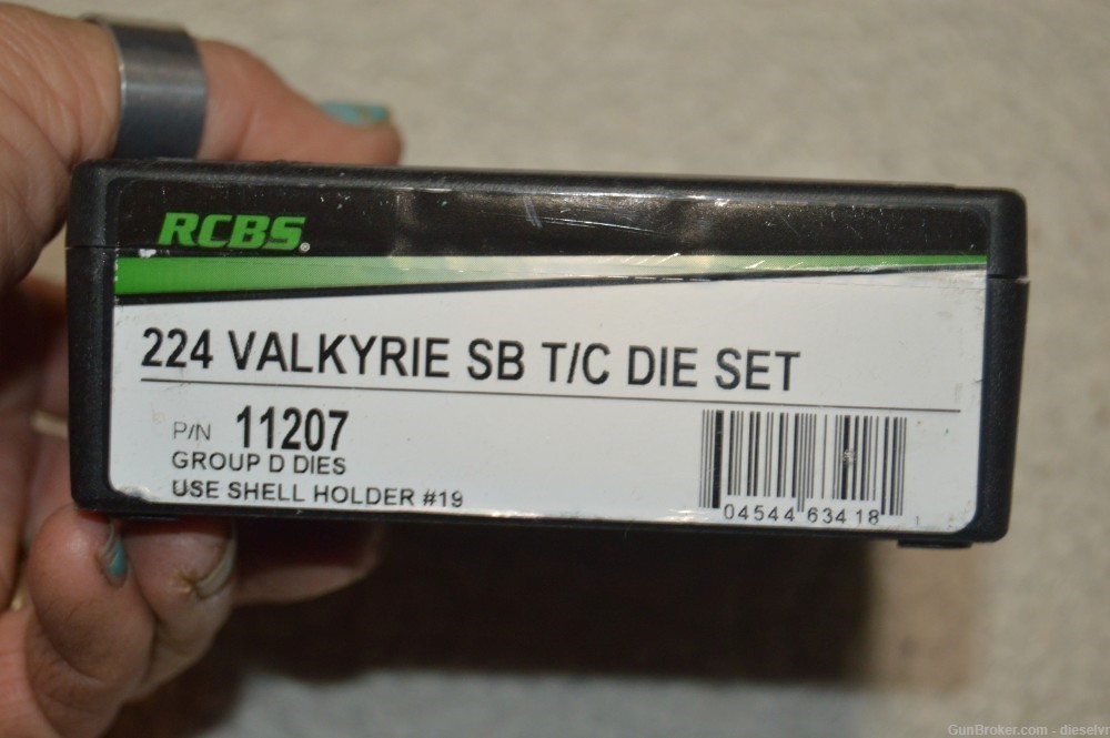 NEW RCBS 224 Valkyrie Small Base T/C Die SET-img-1