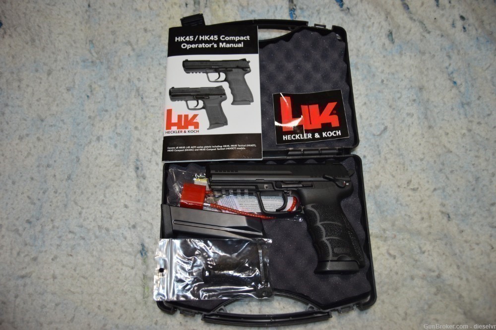 LNIB Heckler & Koch HK45 Variant 1 45ACP 2 Factory Mags-img-0