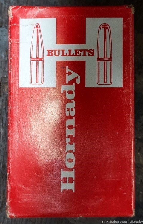 97 Discontinued Hornady . 358 " 35 Caliber 250 Grain Spire Point Bullets-img-1
