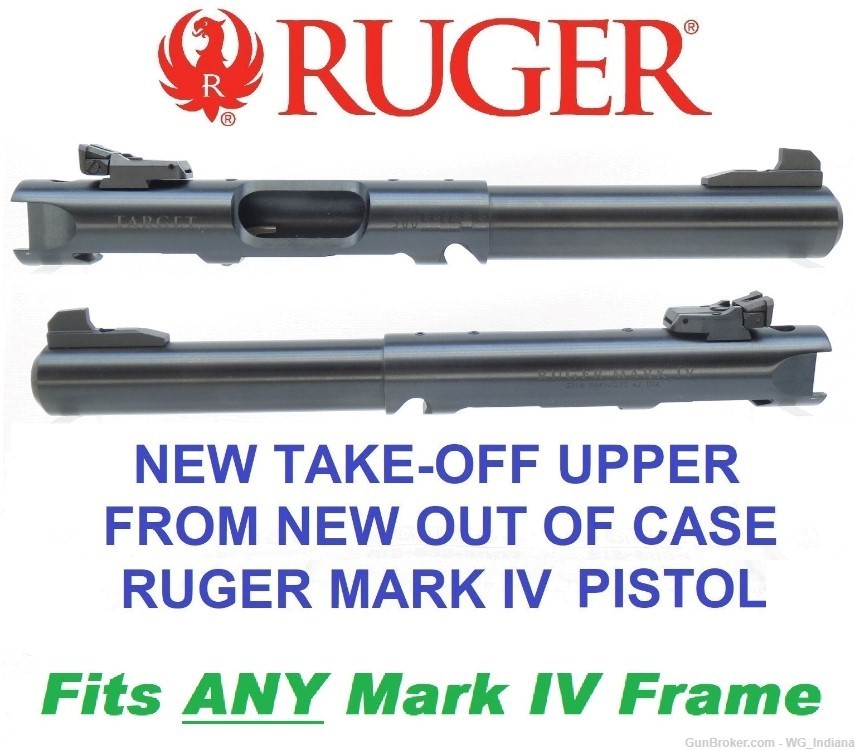 NEW Ruger Mark IV TARGET Upper Model 40101 5.5"-img-0