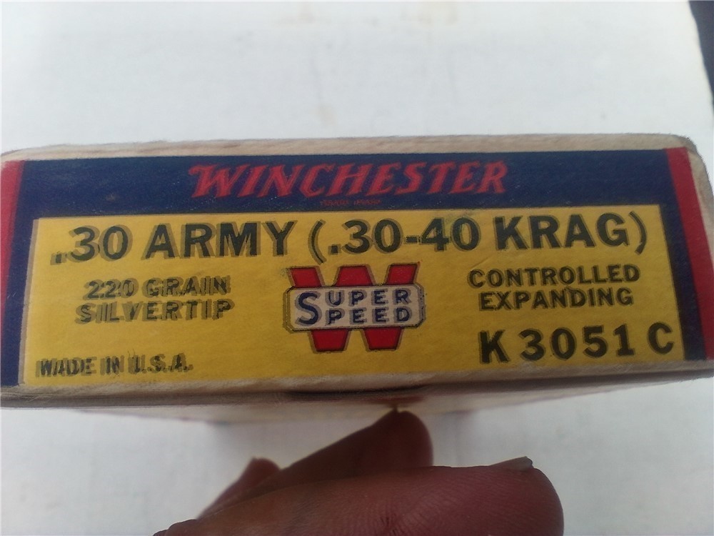 Winchester 30 40 Krag Silvertip Super Speed ammo-img-2