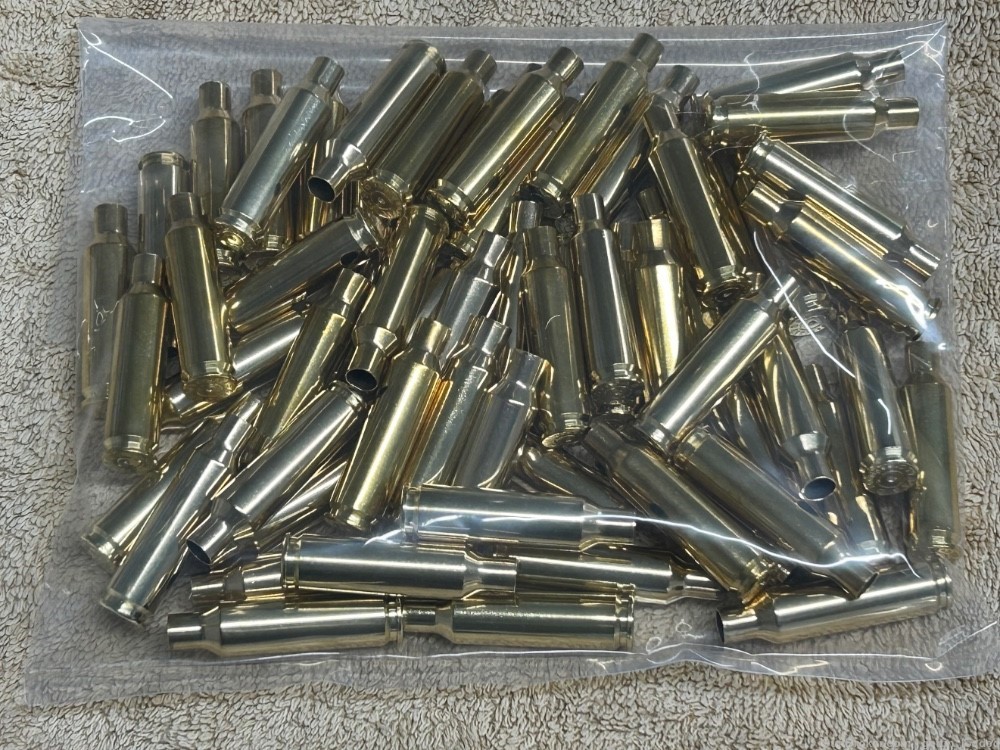 S&B 6.5 Creedmoor Once Fired Brass Wet Stainless Cleaned-img-0
