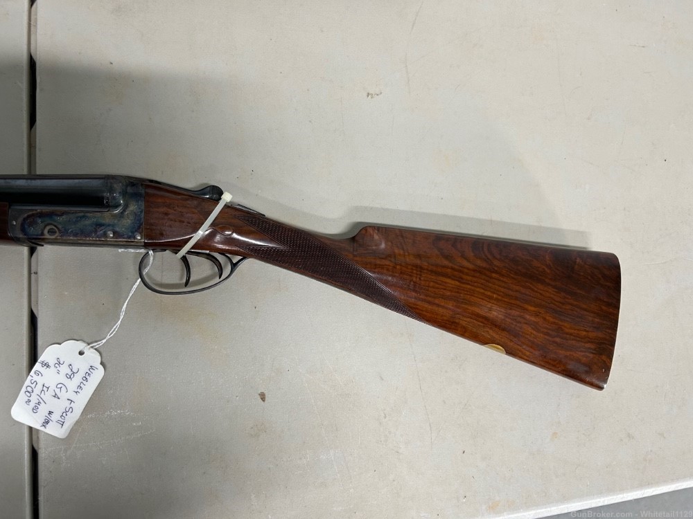 Webley and Scott SXS 28 gauge Shotgun made in England -img-6