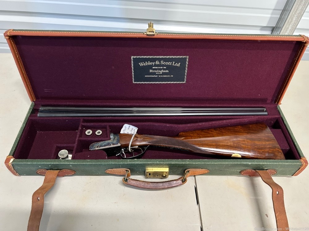 Webley and Scott SXS 28 gauge Shotgun made in England -img-0