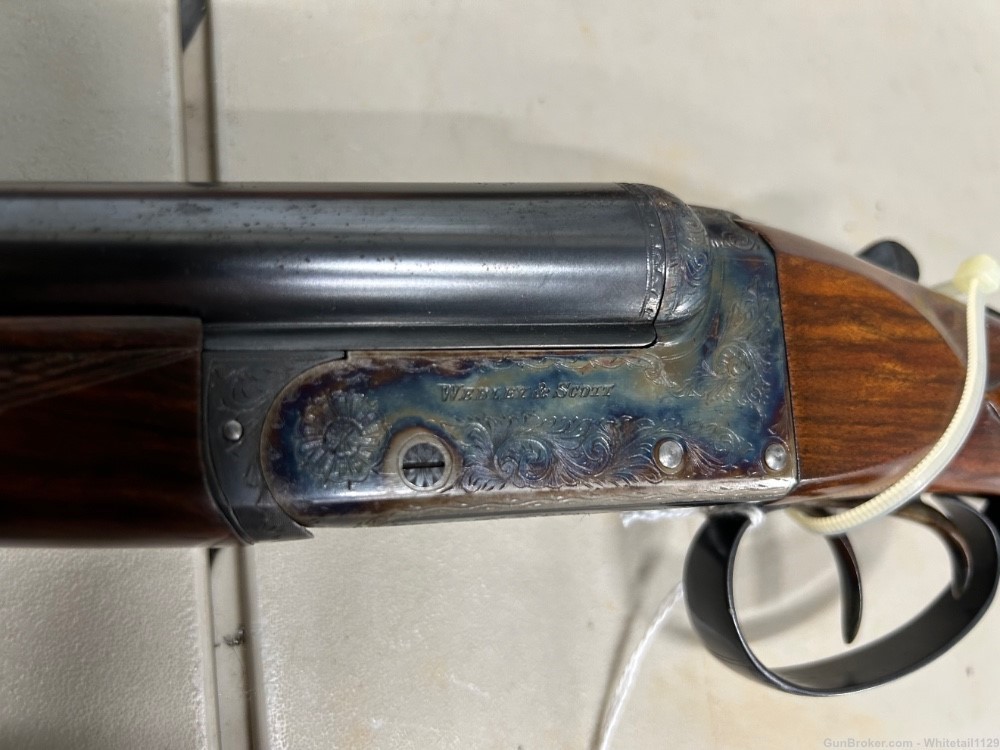 Webley and Scott SXS 28 gauge Shotgun made in England -img-9