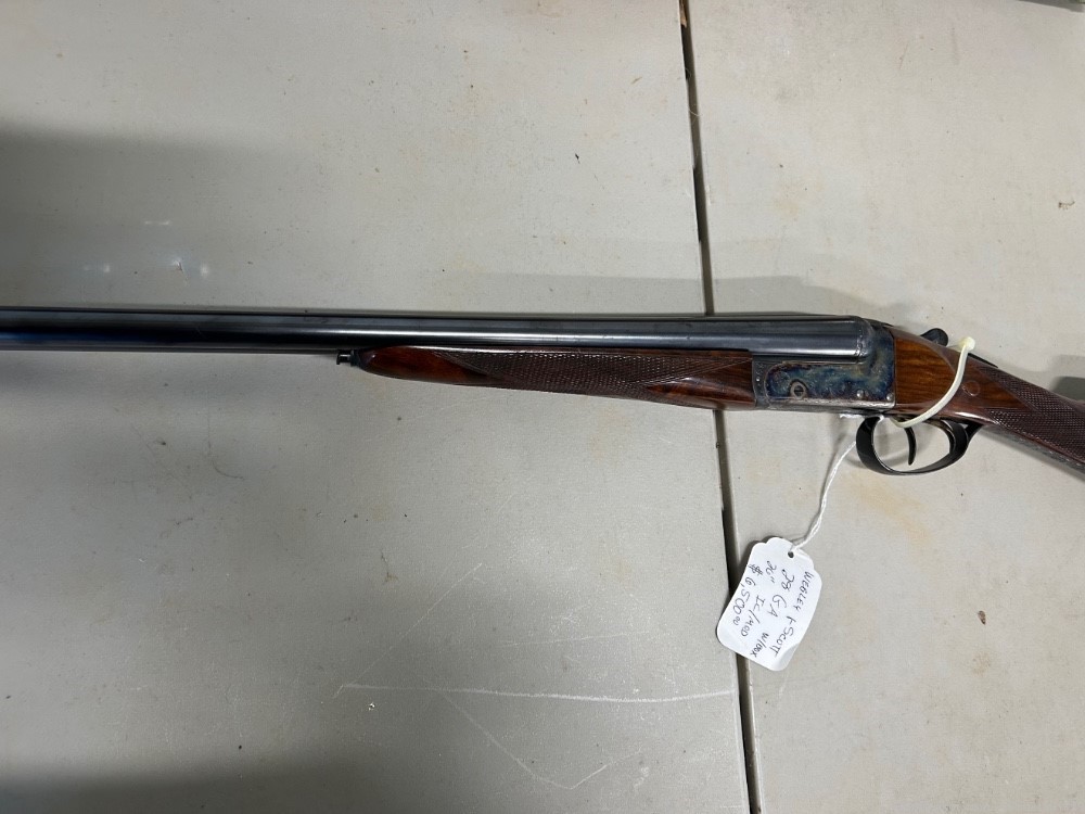 Webley and Scott SXS 28 gauge Shotgun made in England -img-7