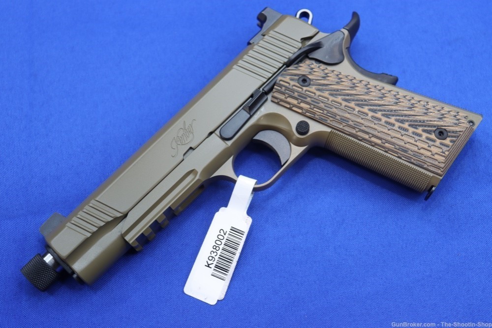 Kimber Model DESERT WARRIOR TFS 1911 Pistol 45ACP THREADED Night Sights G10-img-27
