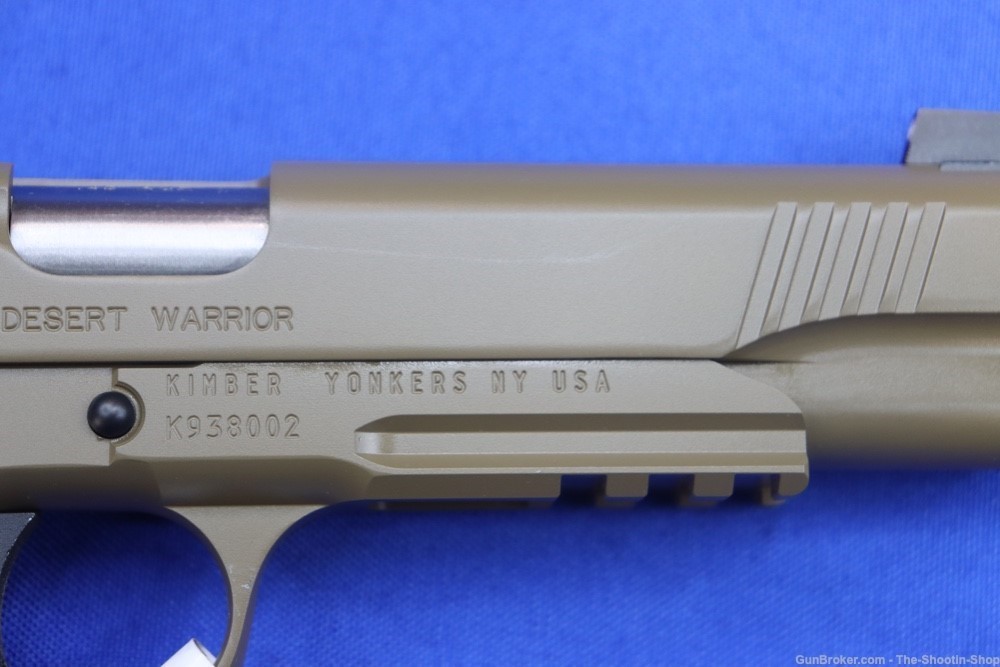 Kimber Model DESERT WARRIOR TFS 1911 Pistol 45ACP THREADED Night Sights G10-img-8