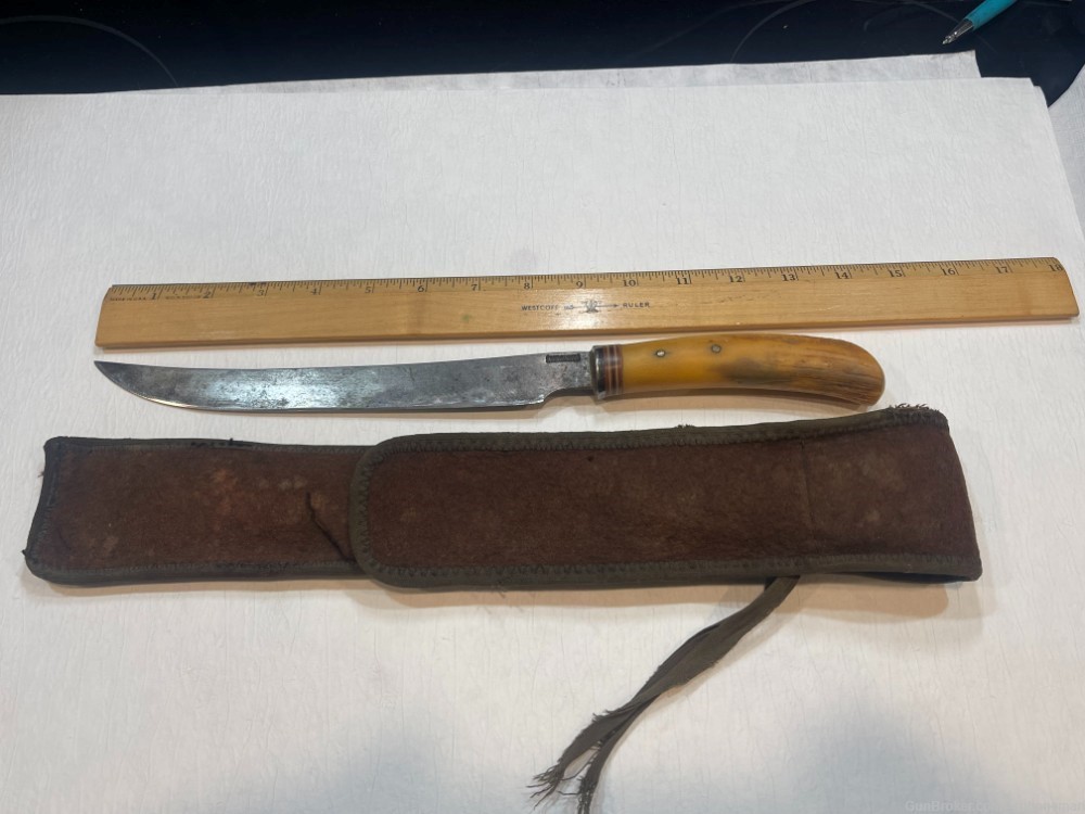 1942 Model 6-9? Randall Carving Knife Orlando, FL with Original Case-img-0