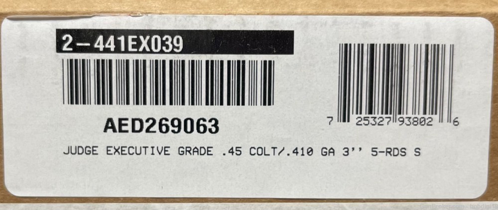 Taurus Judge Executive Grade Stainless 45 LC 410 3in 2-441EX039 NO CC FEES-img-4