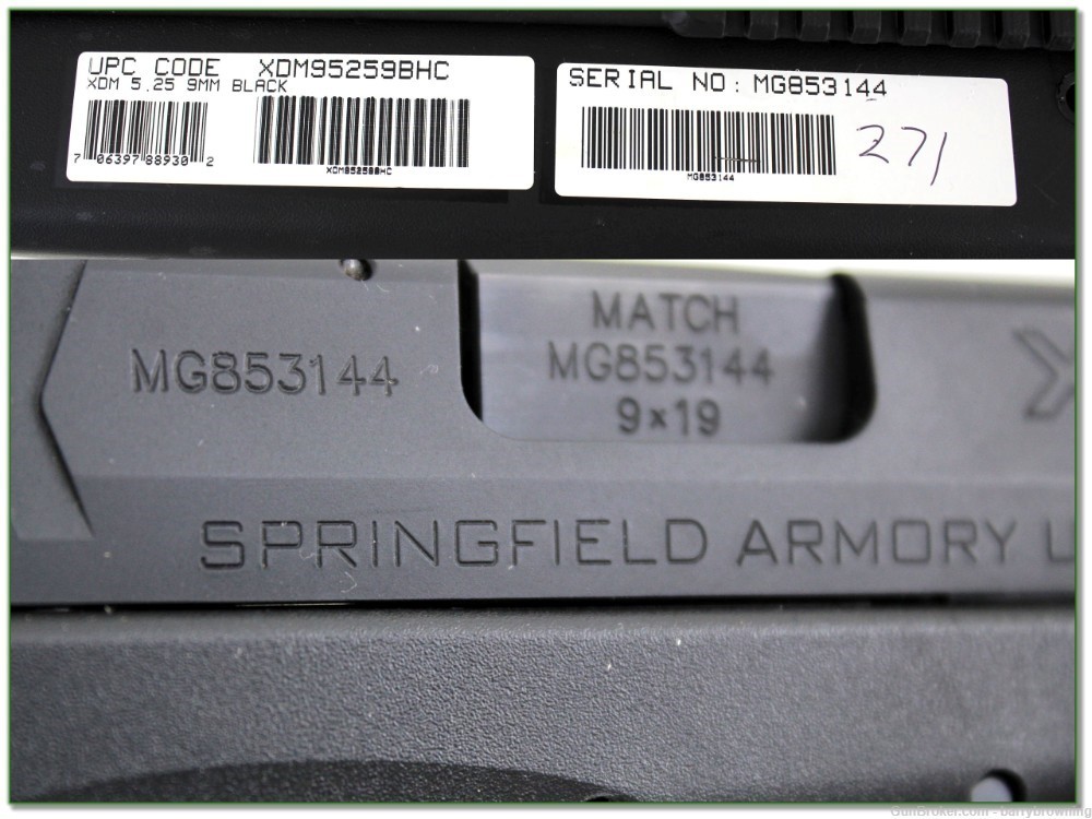  Springfield XDM 9mm 5.25" in case-img-3
