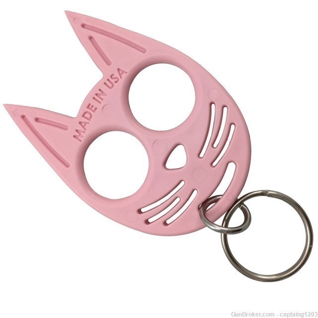 My Kitty Self Defense Keychain-Light Pink-US Made-img-0