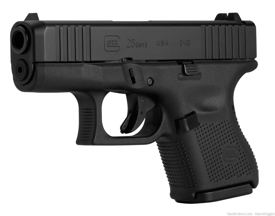 Glock UA265S201 G26 Gen5 9mm 3.43" 10+1 Black nDLC Steel Front Serrations -img-5