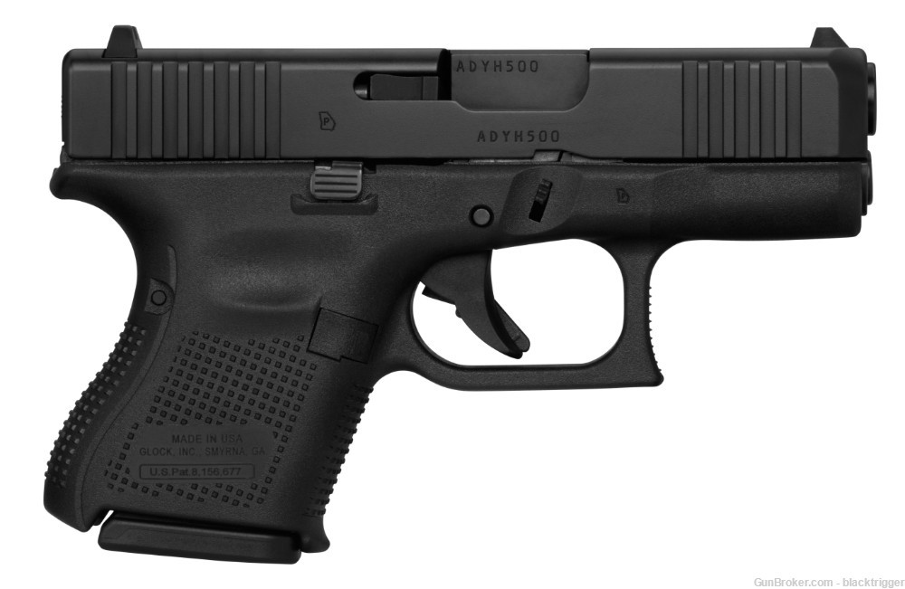 Glock UA265S201 G26 Gen5 9mm 3.43" 10+1 Black nDLC Steel Front Serrations -img-3