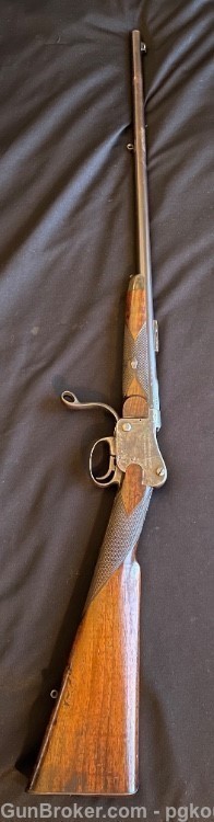Early Serial- Fine Westley Richards 1869 Patent Martini Sporting Rifle 26"-img-0