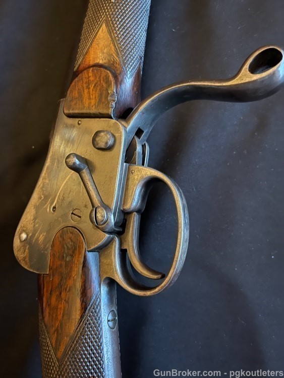 Early Serial- Fine Westley Richards 1869 Patent Martini Sporting Rifle 26"-img-43