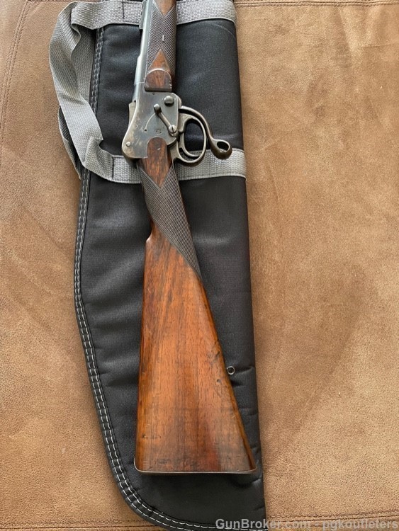Early Serial- Fine Westley Richards 1869 Patent Martini Sporting Rifle 26"-img-46