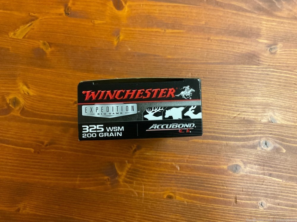 Winchester Expedition Big Game 325WSM 200gr S325WSMCT 2 Boxes (40 rnds)-img-2