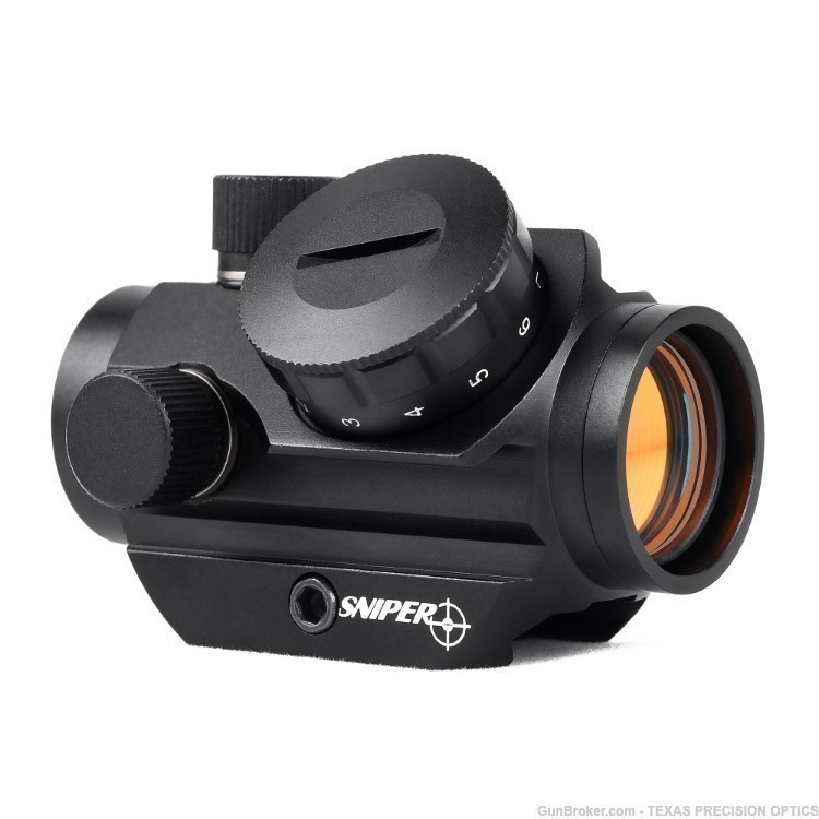 Sniper Micro Red Dot Sight 2MOA 1x25mm Reflex Sight with 1 Inch Riser Mount-img-4