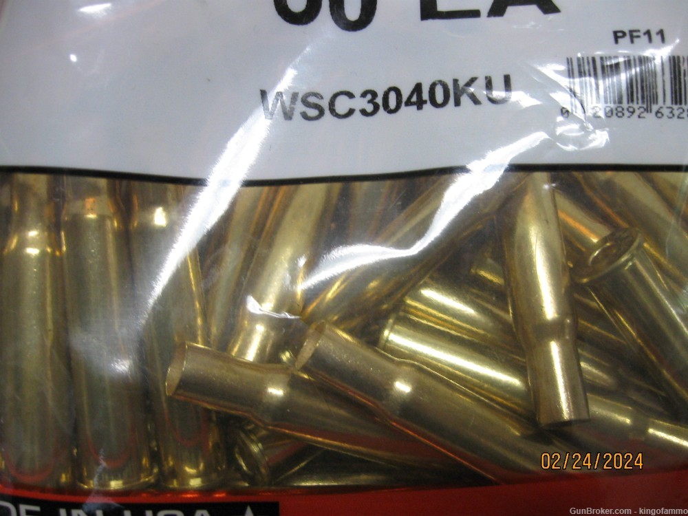 Scarce New Winchester Bag 50 pcs 30-40 KRAG Rifle Brass; more others too-img-2