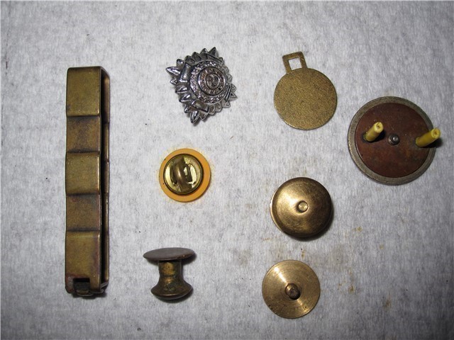 Military Uniform Items,(7) Piece Misc. Collection-img-1