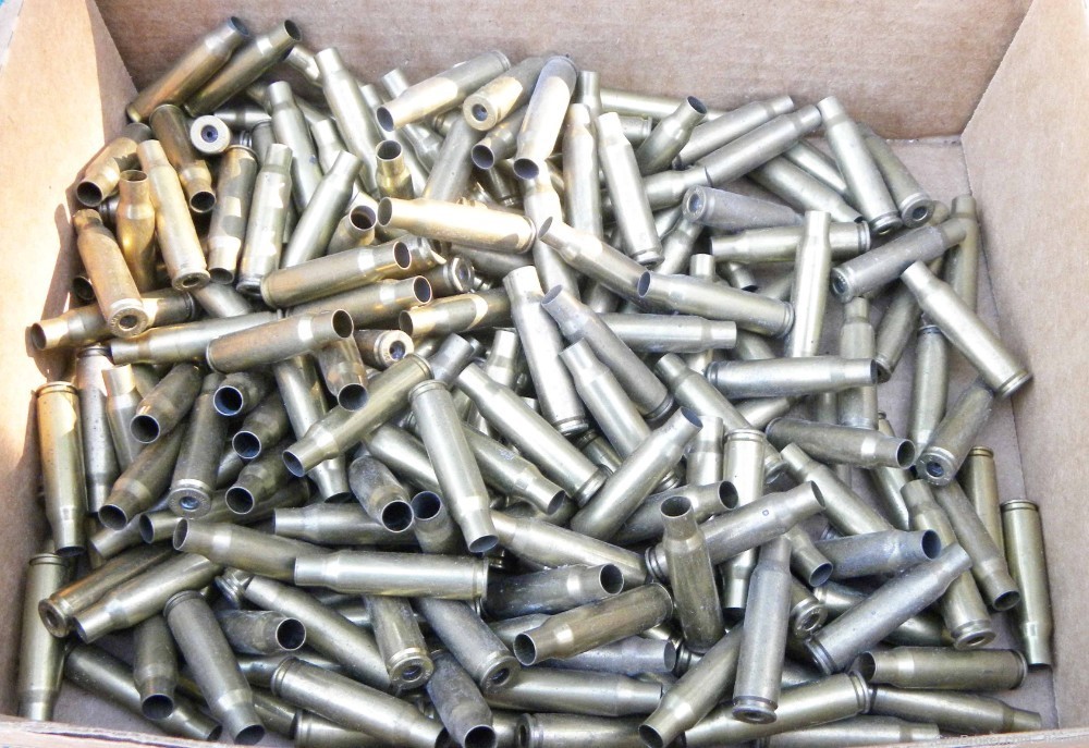 200+ Rds of Deprimed 308 Win Winchester Brass with Mixed Headstamps-img-0