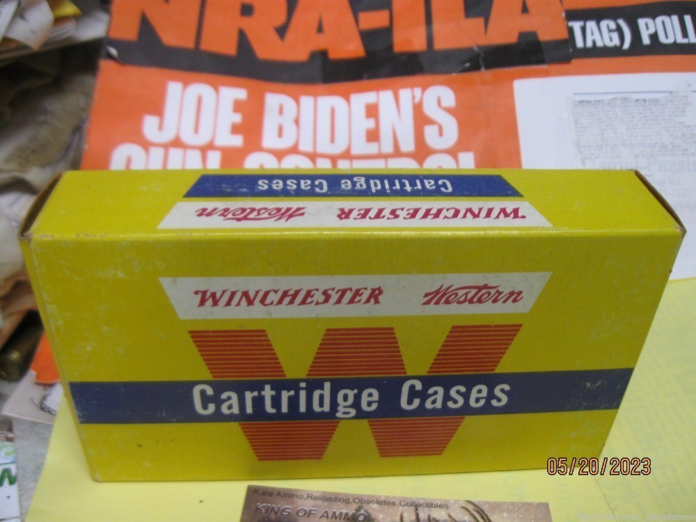 348 WIN New Yellow Box 20 pc WINCHESTER Brass,more and Other Calibers Too-img-0