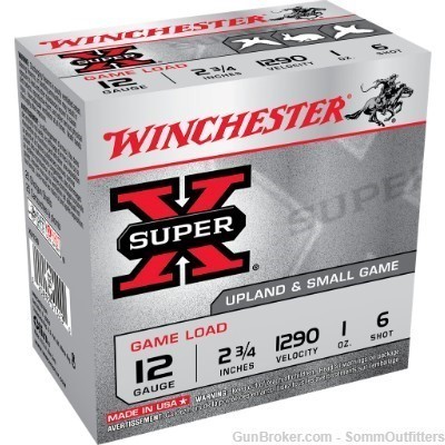 Winchester Super-X 12 Gauge 2 3/4" 1 oz  - 6 Shot-img-0
