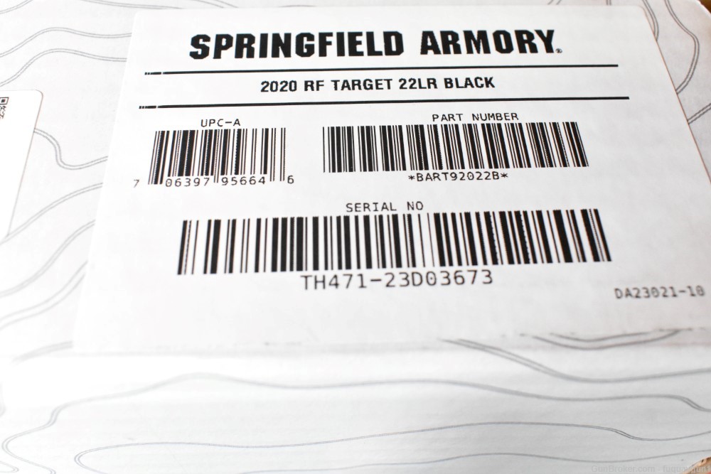 Springfield 2020 Rimfire Target 22LR 20" Threaded Heavy Barrel BART92022B-img-9