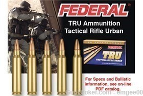 Federal Law Enforcement T223D .223 TRU-Tactical Rifle Urban 40 gr JHP Case-img-0