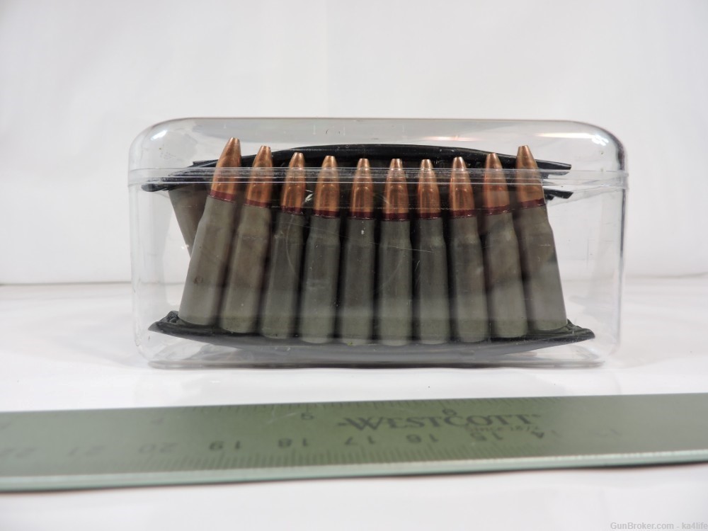70 rounds 7.62x39 Hollow Point on SKS stripper clips-img-3