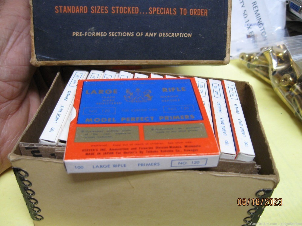Scarce Large Rifle Primers 1,200 Pc Brick Herter's:  more LR & others avail-img-5