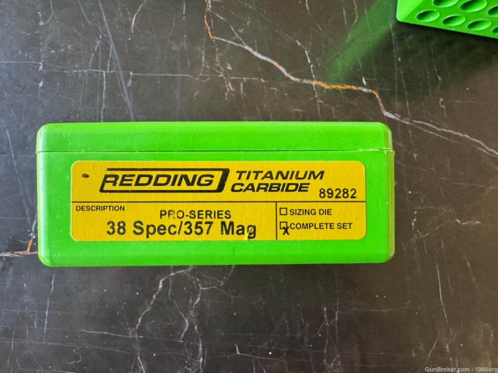 Redding 38 Special/357 Mag TITANIUM CARBIDE Die Set-img-0