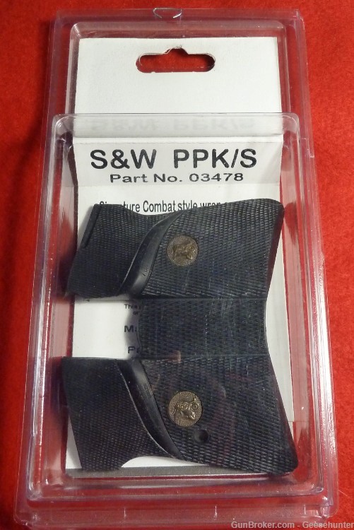 Pachmayr Walther PPK/S (New Generation S&W) Grip, Black, 03478-img-0