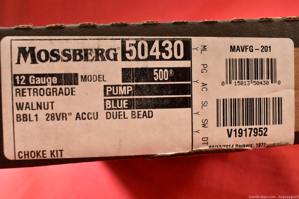 Mossberg 500 Retrograde Field 12GA 28" 50430 500-Retrograde-img-9