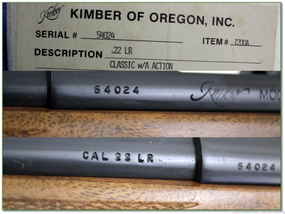 Kimber 82 Classic Kimber of Oregon 22LR NIB!-img-3