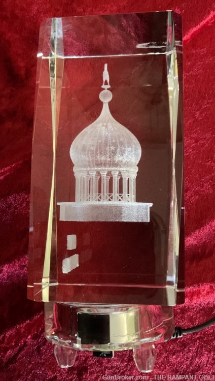 2010 Colt Factory Dome Lucite Anniversary Cube Only 2 made in this size-img-2