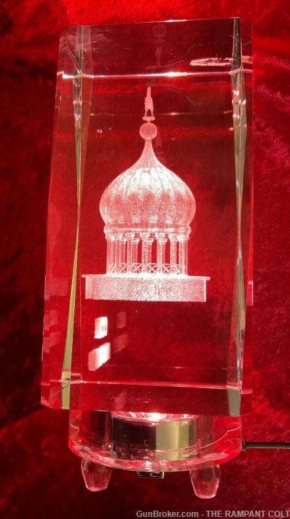 2010 Colt Factory Dome Lucite Anniversary Cube Only 2 made in this size-img-7