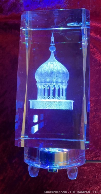 2010 Colt Factory Dome Lucite Anniversary Cube Only 2 made in this size-img-5