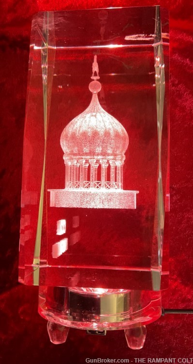 2010 Colt Factory Dome Lucite Anniversary Cube Only 2 made in this size-img-6