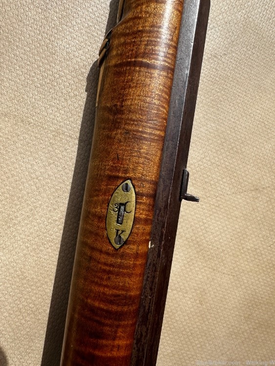 Half round barrel flintlock .54 cal penny auction -img-3