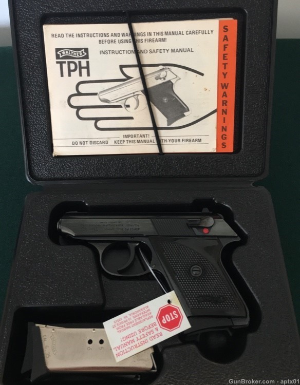 Walther Model TPH - 6.35mm / 25acp - Very Scarce Caliber & Finish!-img-0