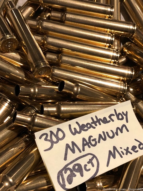 300 weatherby magnum brass nickel casings-img-4