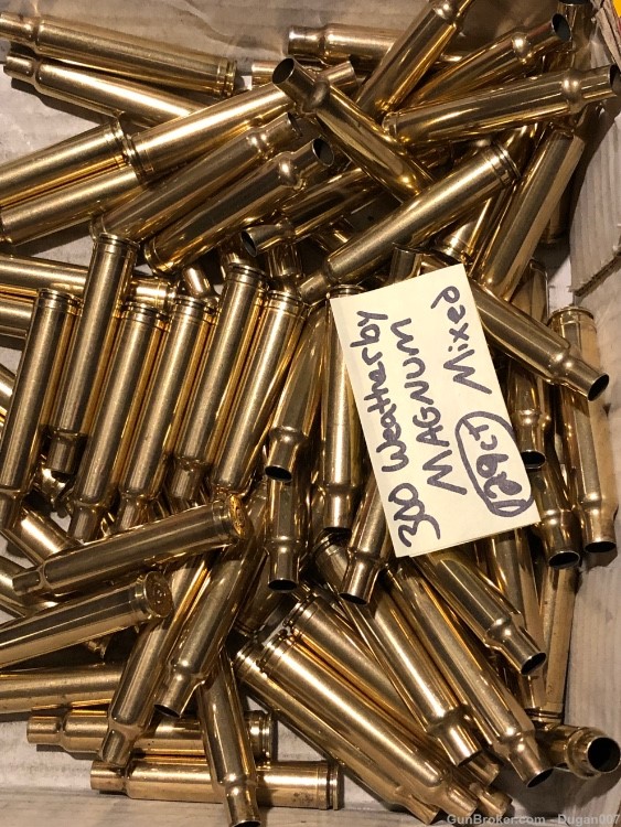 300 weatherby magnum brass nickel casings-img-3