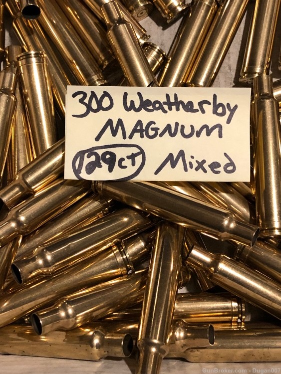 300 weatherby magnum brass nickel casings-img-5