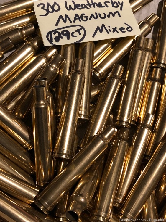 300 weatherby magnum brass nickel casings-img-6