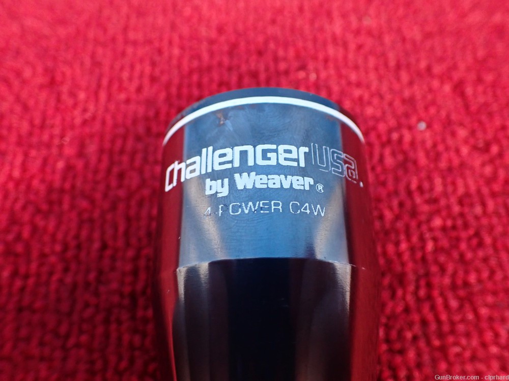 Weaver Challenger 4-Power C4W Wide-Angle Scope with Duplex Reticle-img-2