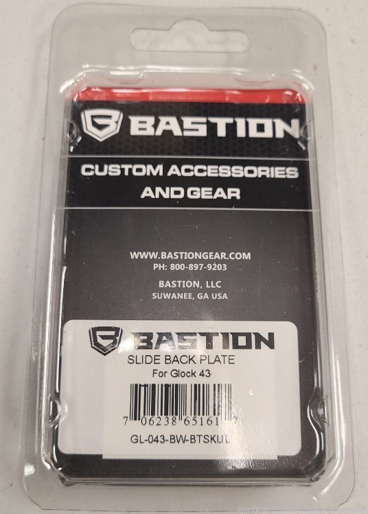 Bastion Slide Back Plate for Glock 43 / 43x / 48. Skull. Factory New.-img-2