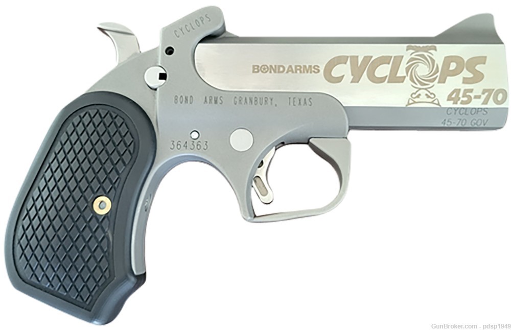 Bond Arms Cyclops .45/70 Govt. Derringer Single Shot Pistol -img-0